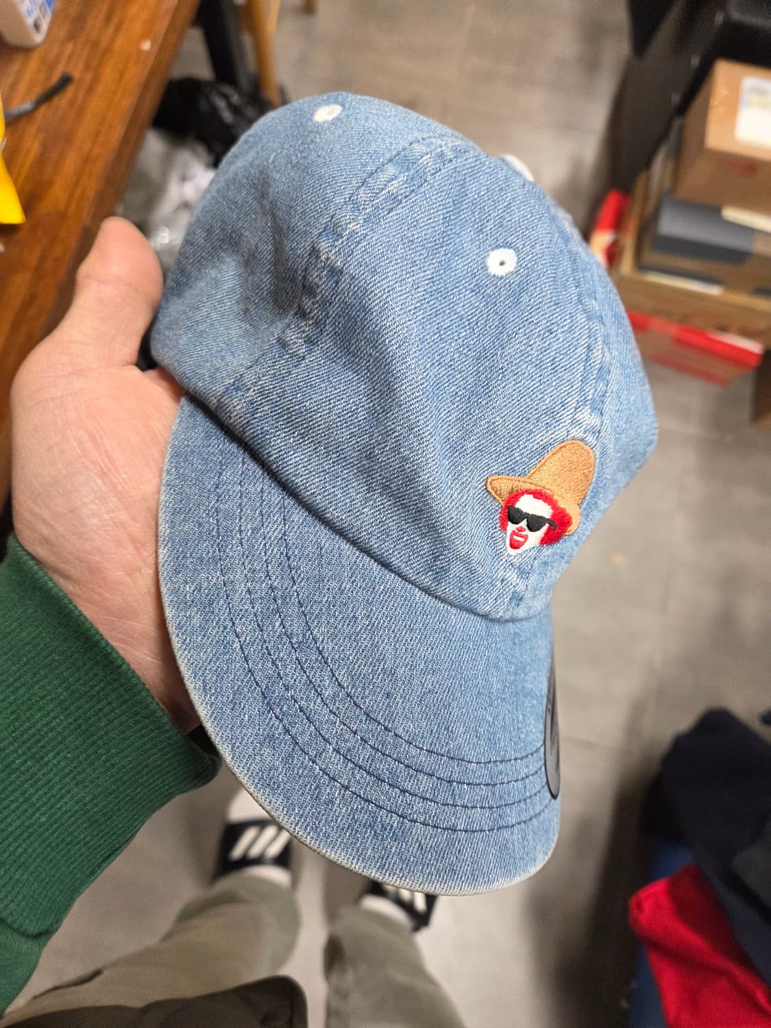 크리틱 빈티지 맥도날드 데님모자 프리 상품이미지7
