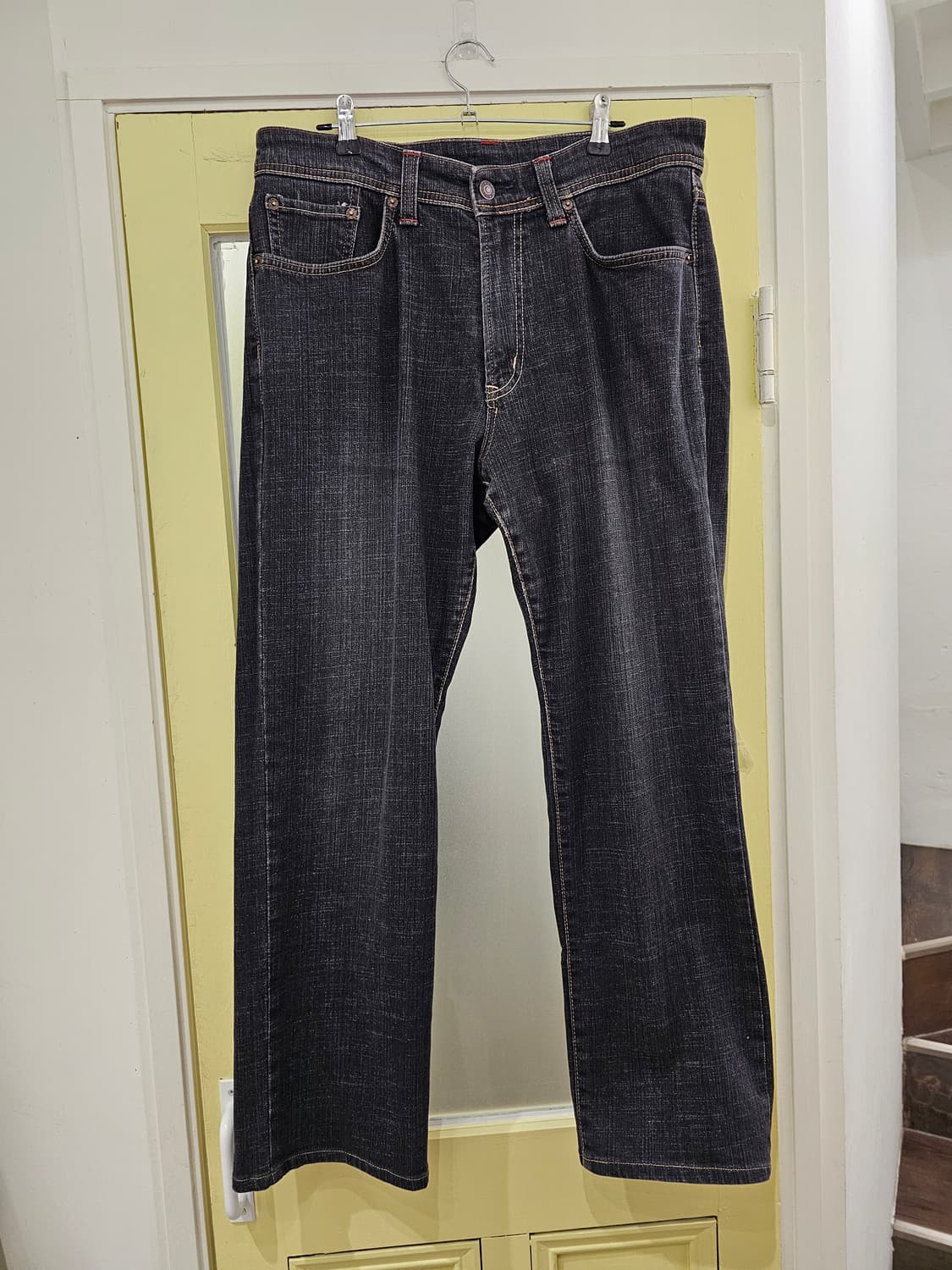 Edwin 스티치 블랙진 상품이미지1