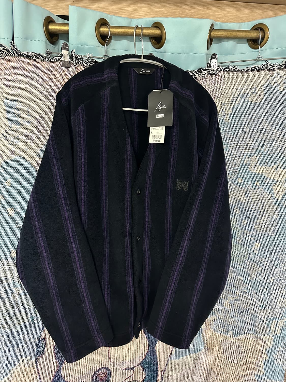 니들스 X 유니클로 가디건 스트라이프 상품이미지1