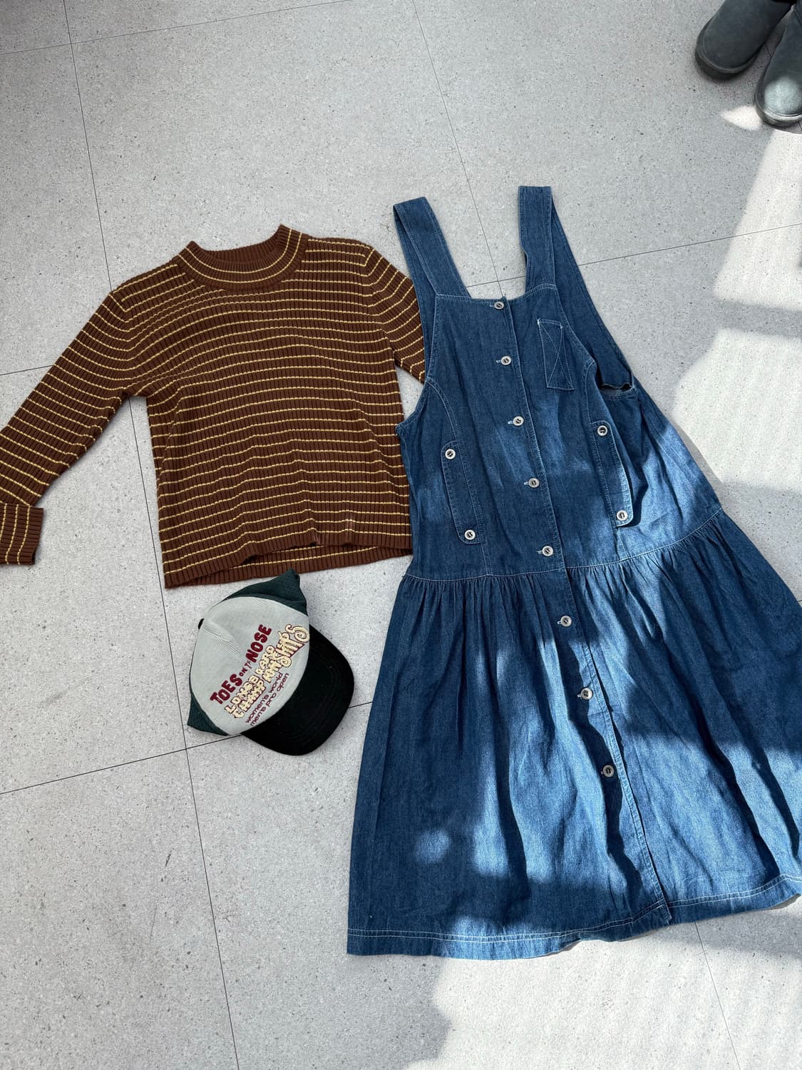 Japan denim onepiece 상품이미지2