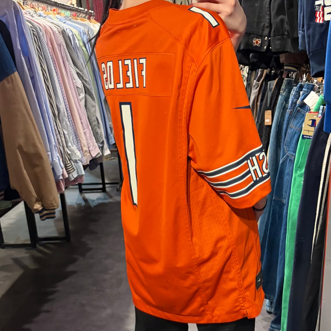 [IM] NFL Nike 시카고베어스 FIELDS NO.1 져지 오렌지 상품이미지6