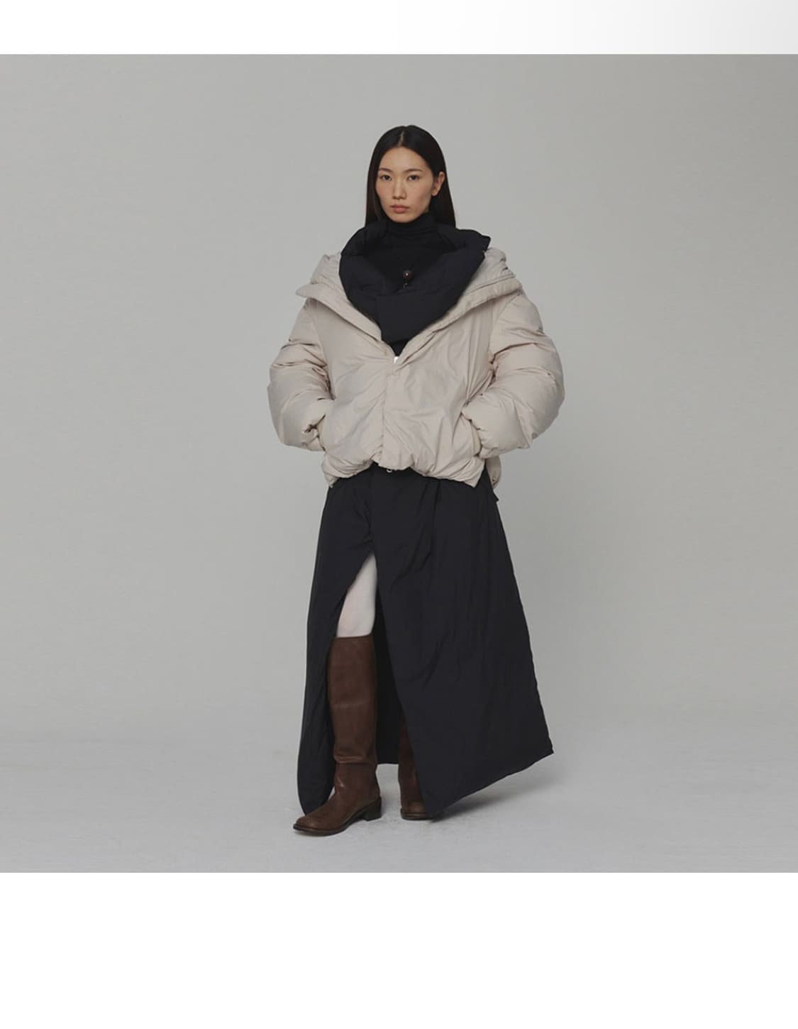 아모멘토 후디드 패딩 상품이미지3