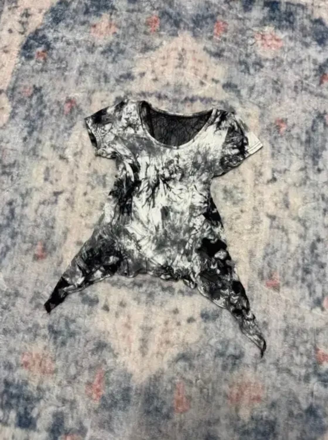 그런지 고스펑크 반팔 상품이미지1