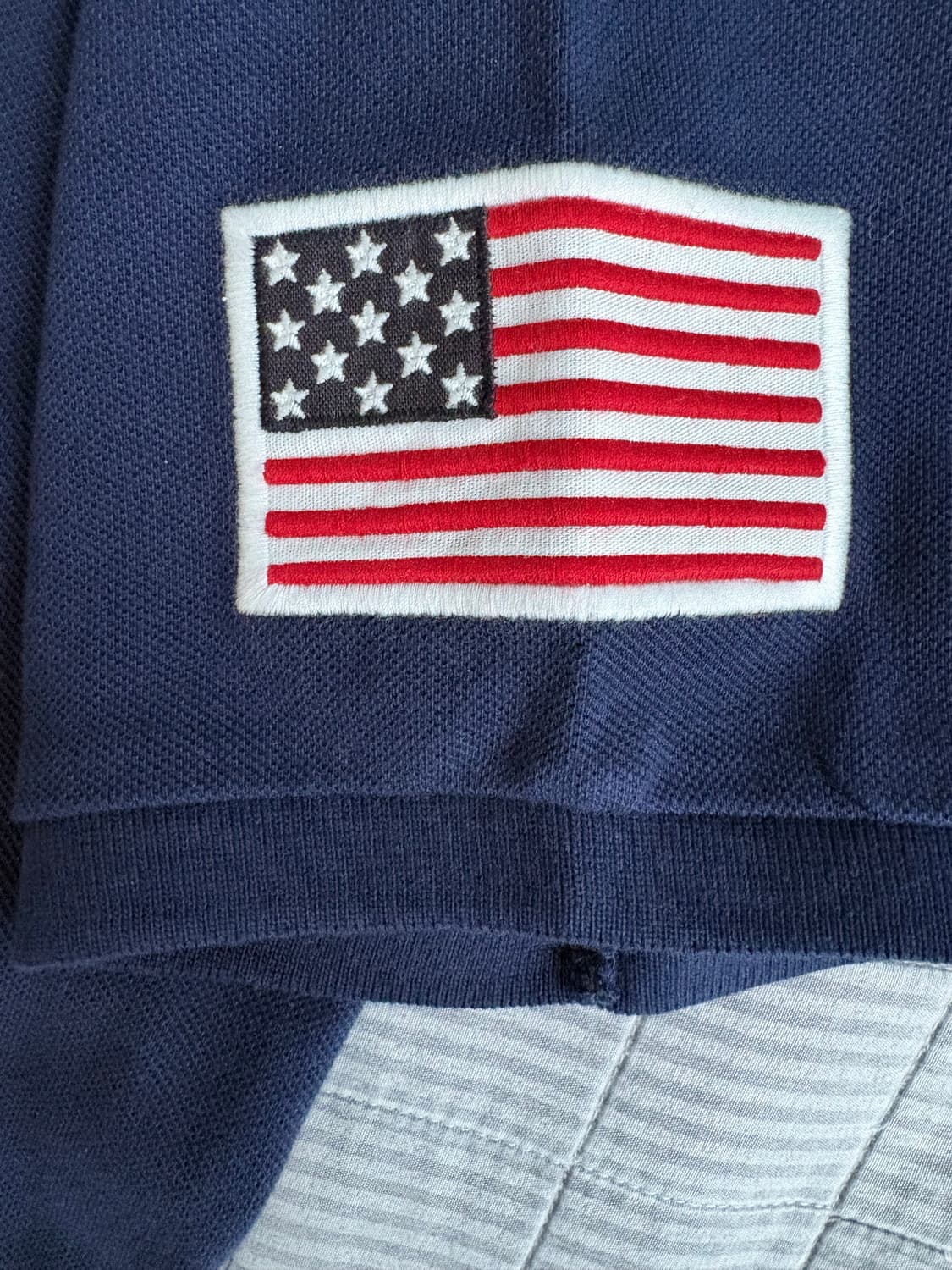 (새상품) 폴로 빅포니 usa 블랙앤 화이트 카라티 L 상품이미지2