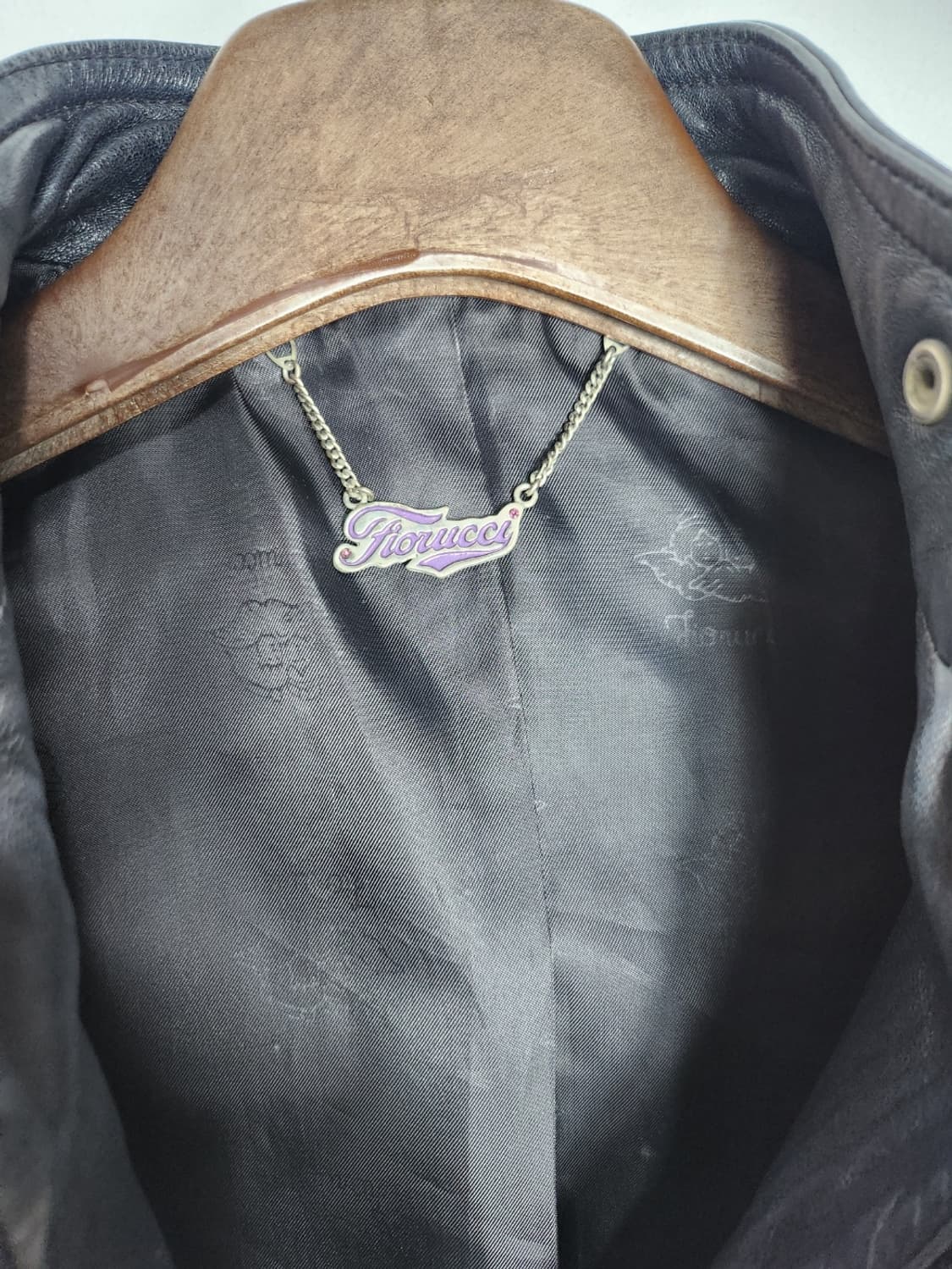 피오루치 가죽 라이더 자켓 상품이미지3