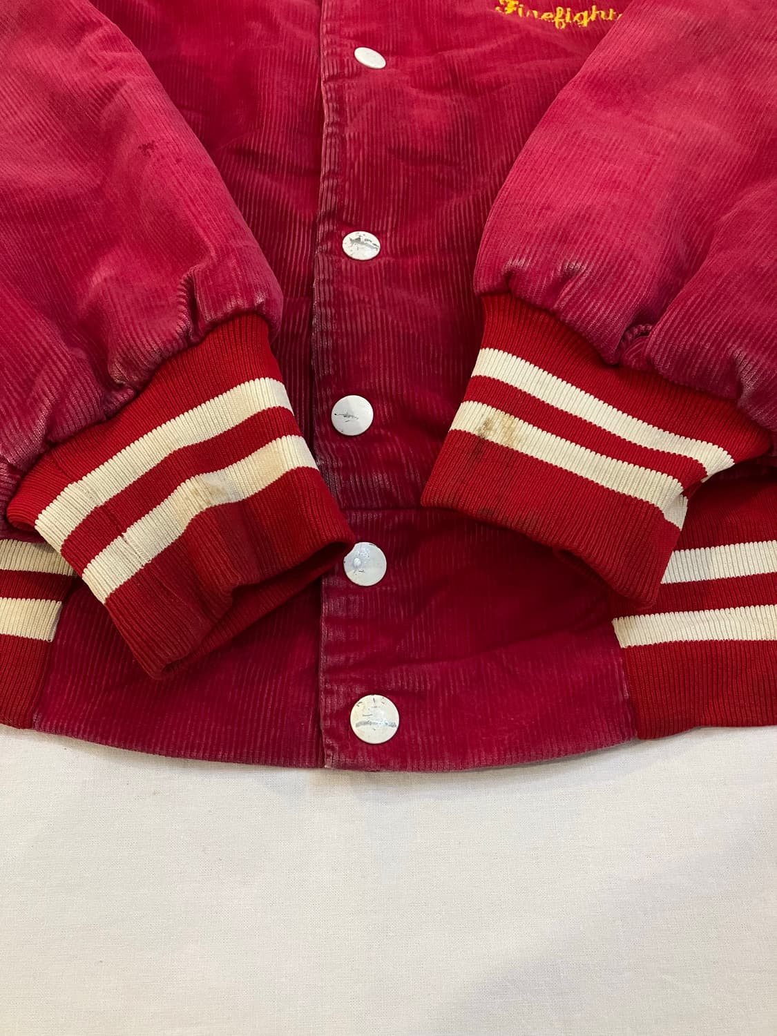 90s West Wind FFA 소방대 코듀로이 자켓 상품이미지8