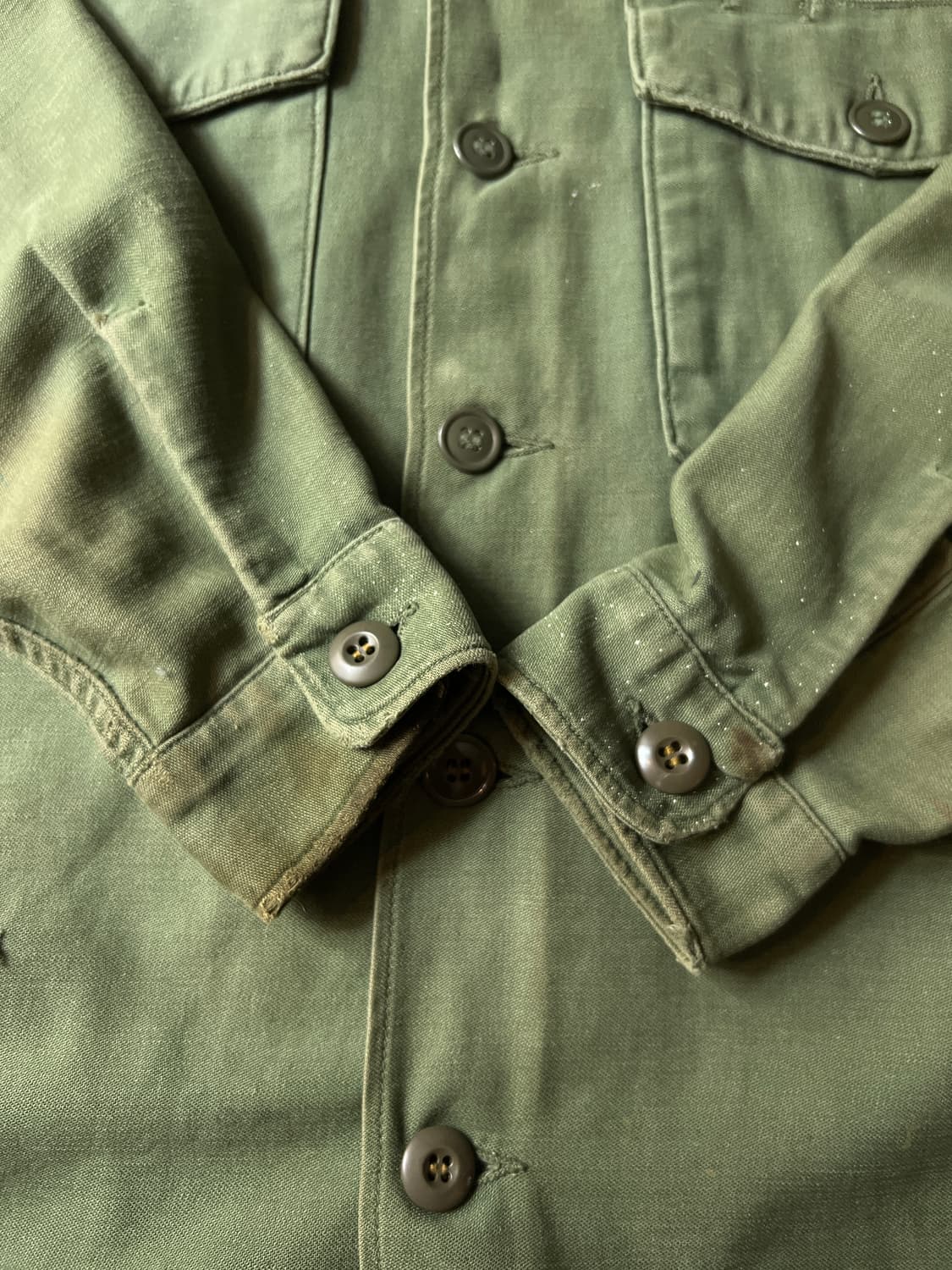 [L]60's 오리지널 U.S ARMY OG-107 밀리터리 셔츠 상품이미지5