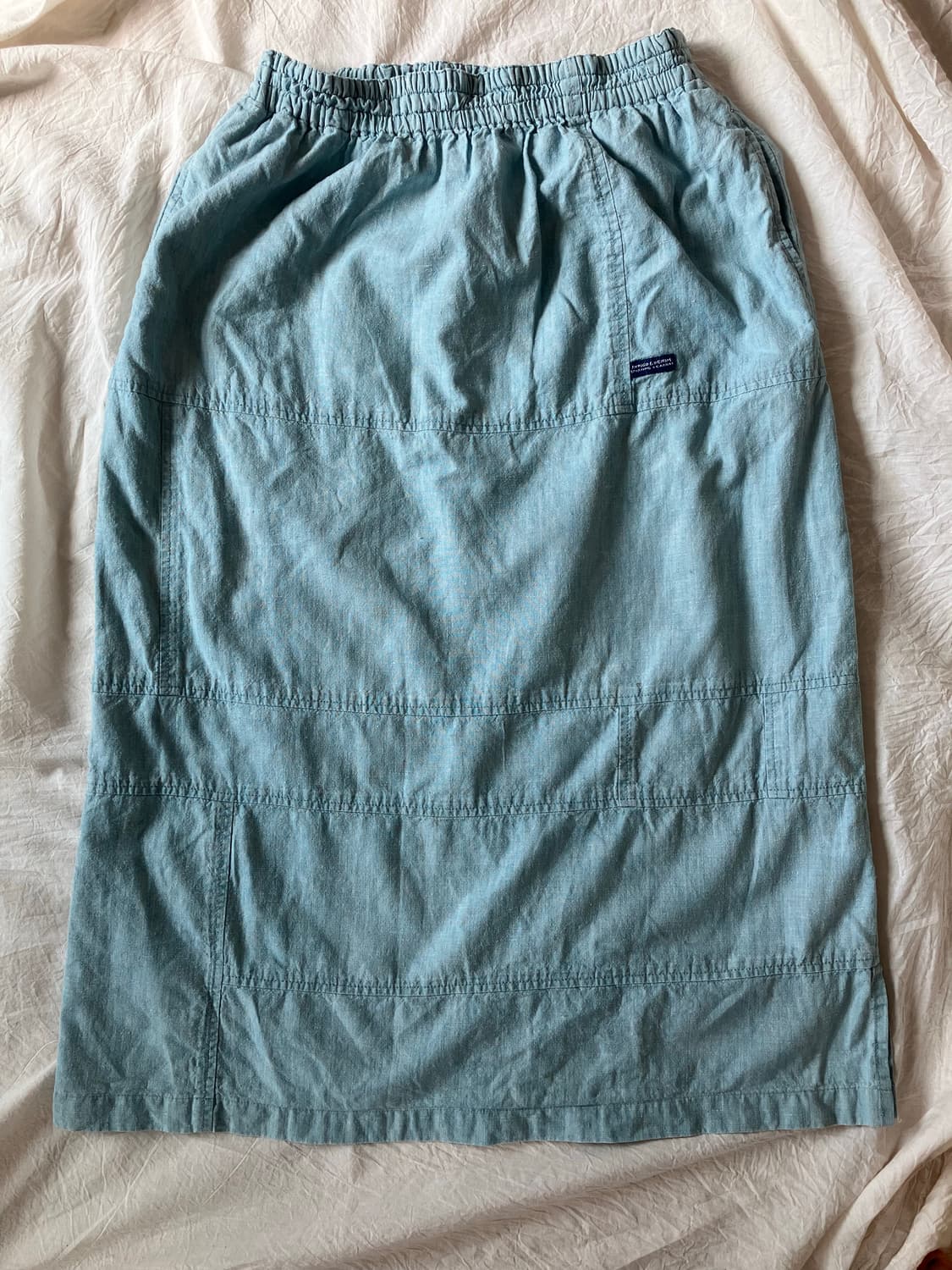 Indigo&denim 인디고 면 롱스커트 상품이미지2