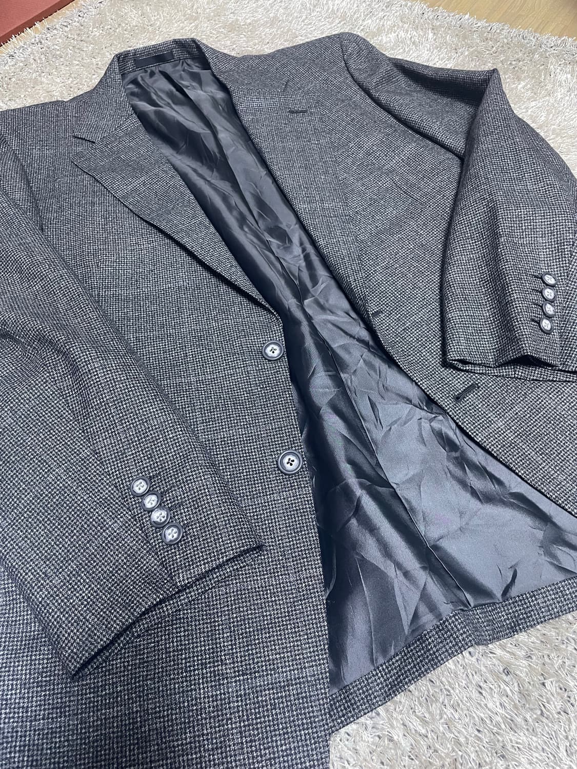 버버리 2버튼 일제 하운드투스 블레이저 105~110 상품이미지2
