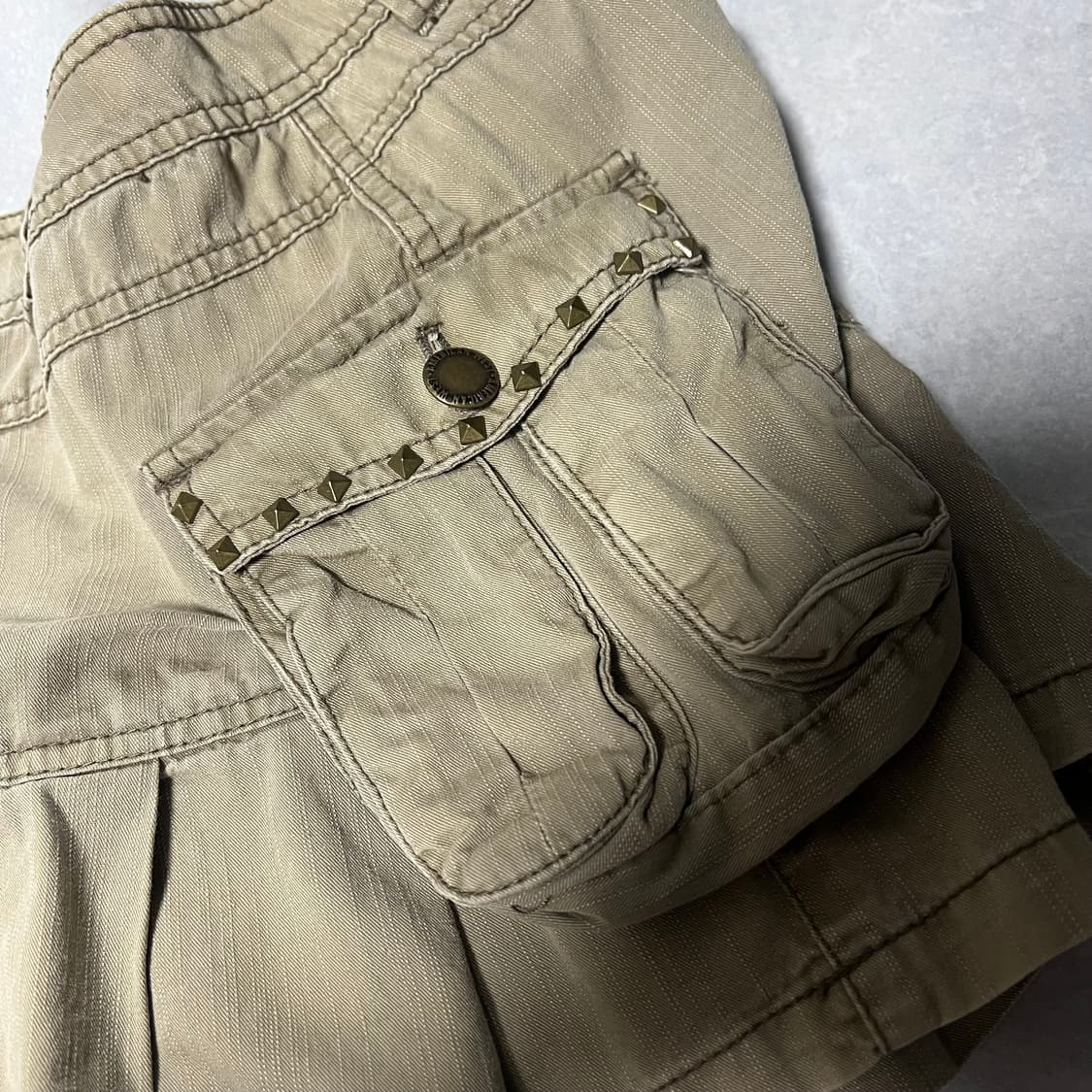 빈티지 카고 미니 스커트 S 상품이미지3