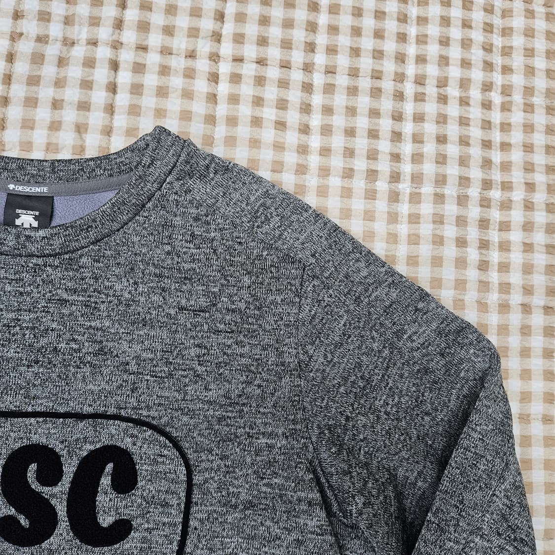 데상트 기모 맨투맨 남자100 상품이미지3