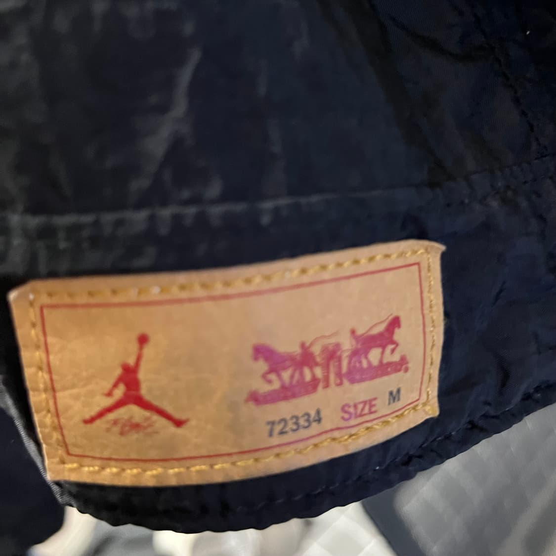 조던 x 리바이스 리버시블 트러커 자켓 화이트 블랙 상품이미지5