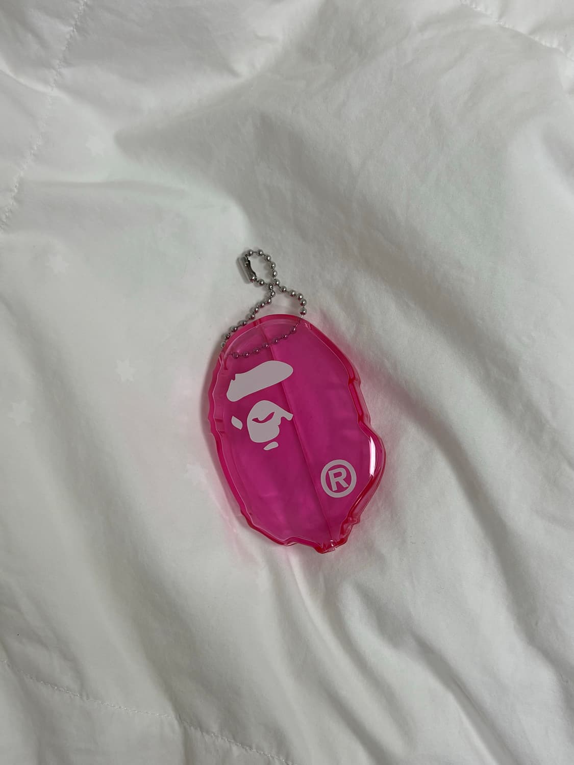 베이프 에이프 헤드 코인 케이스 M 핑크 상품이미지1