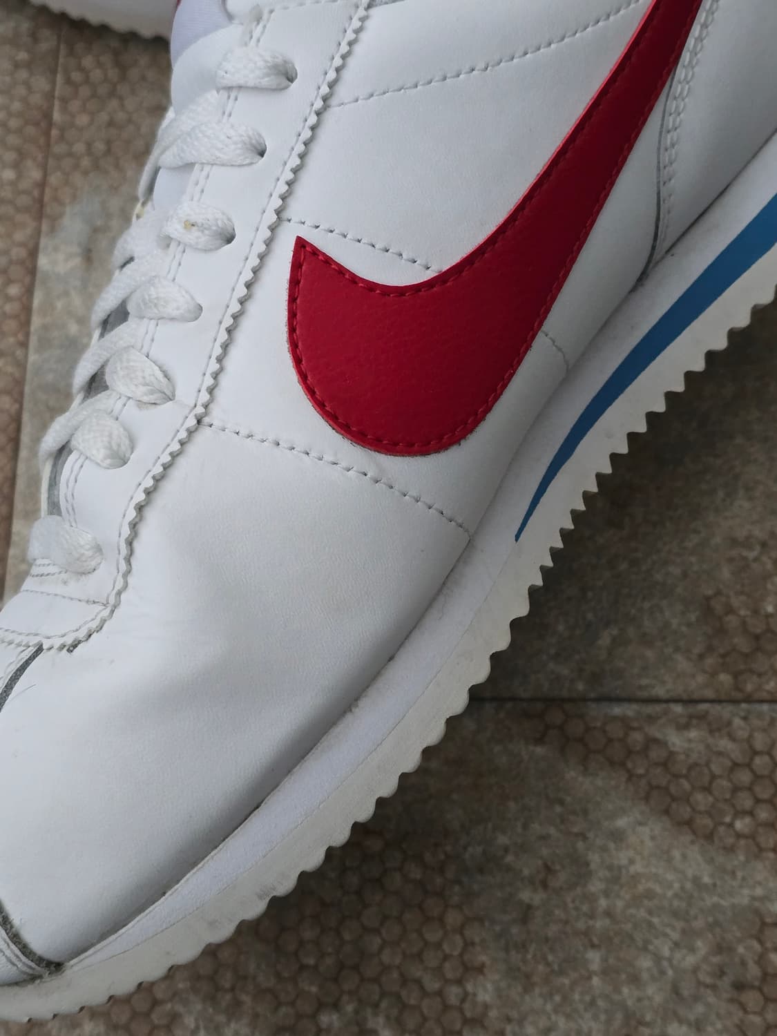 (265)나이키 코르테즈 레더 바시티 레드 상품이미지6