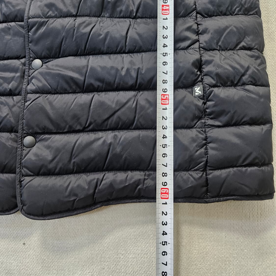 100 밀레 블랙 경량 패딩 조끼 0327Y 상품이미지5