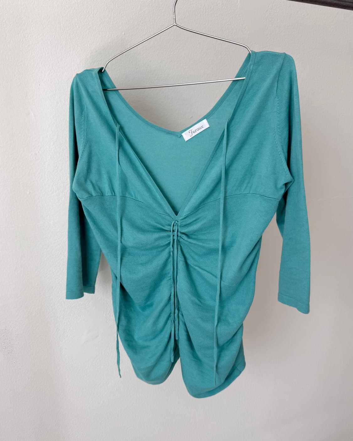 빈티지 셔링 니트 상품이미지3