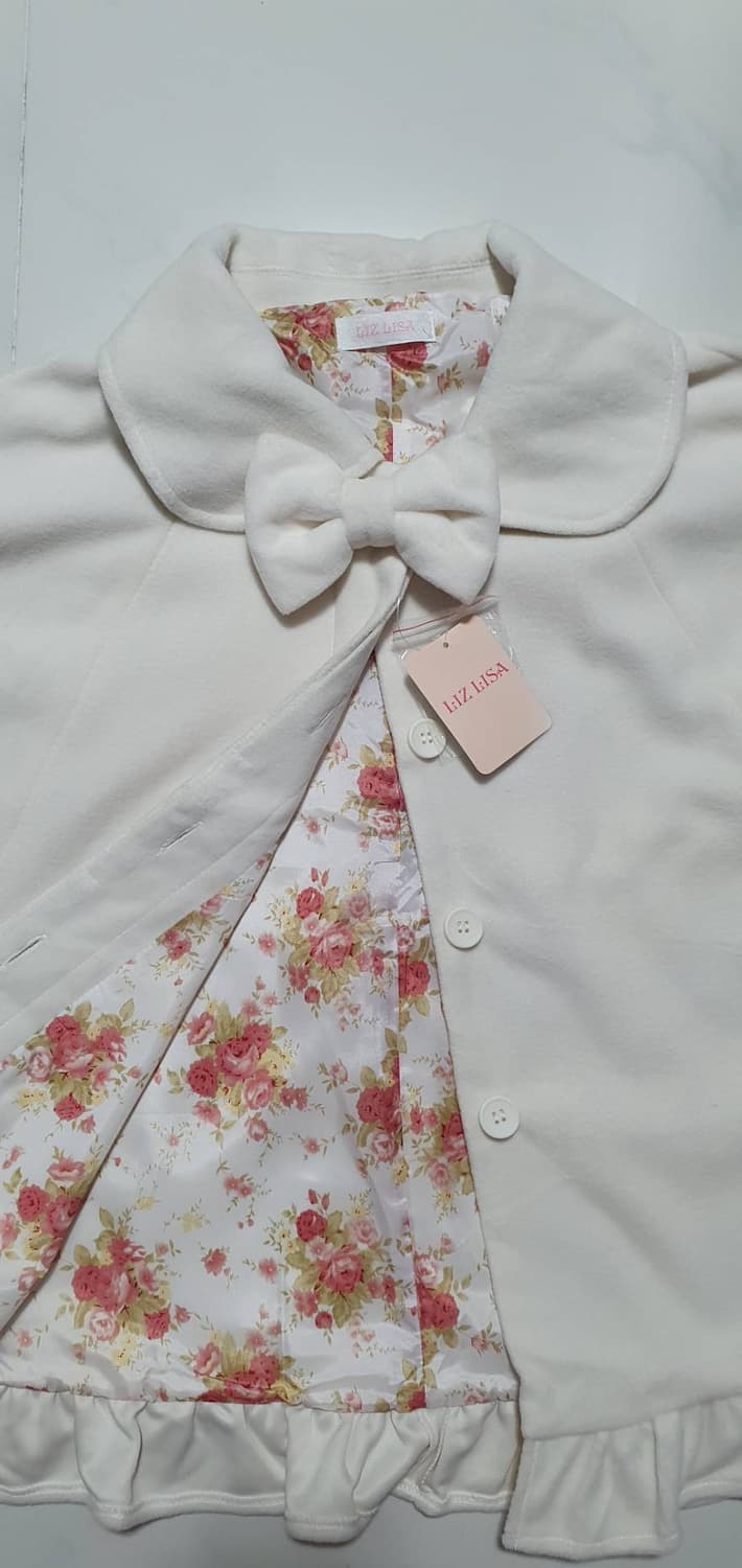 리즈리사 망토 리본 코트 상품이미지2