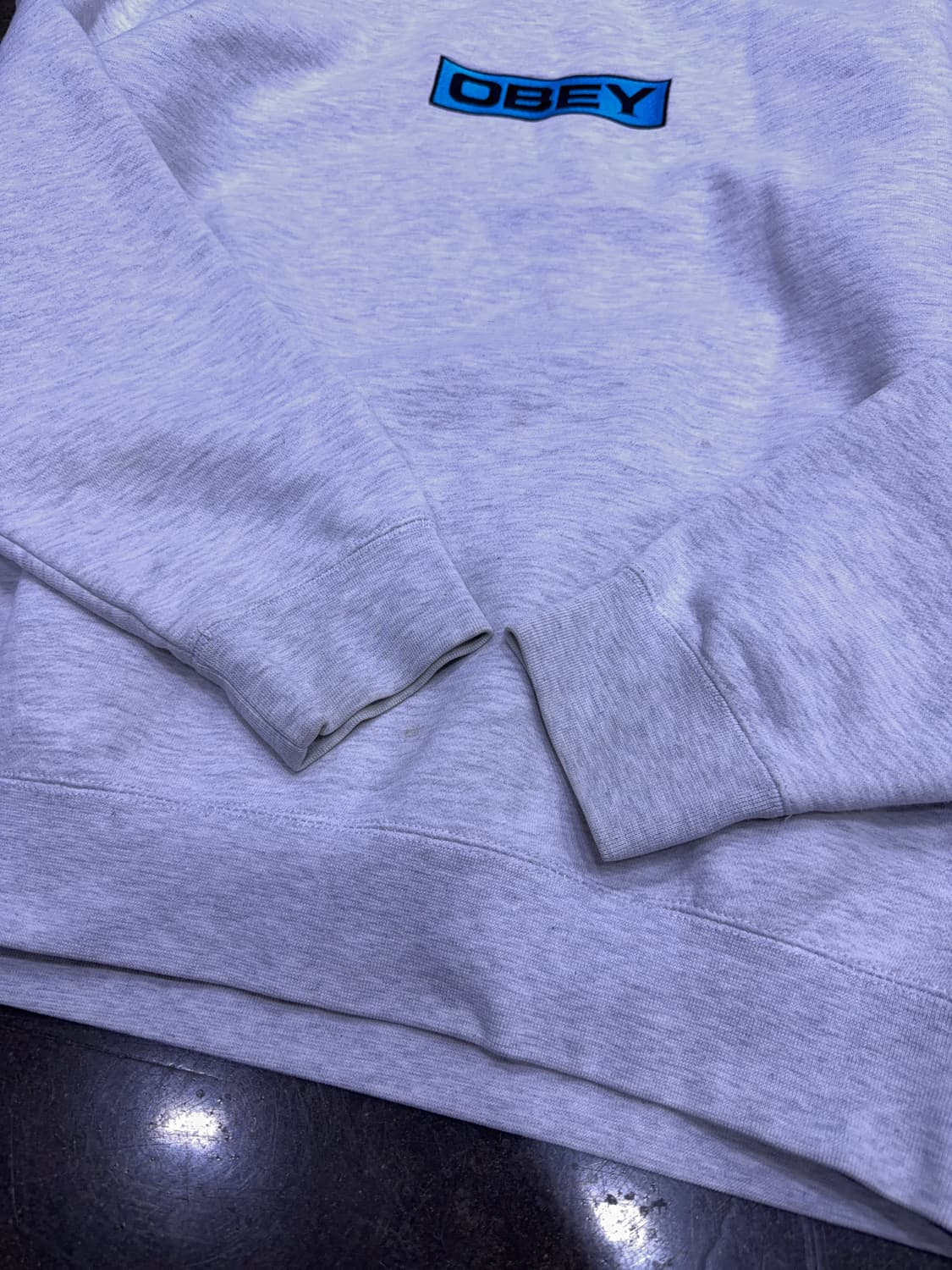 오베이 바 로고 크루넥 맨투맨 스웻셔츠 M 상품이미지7