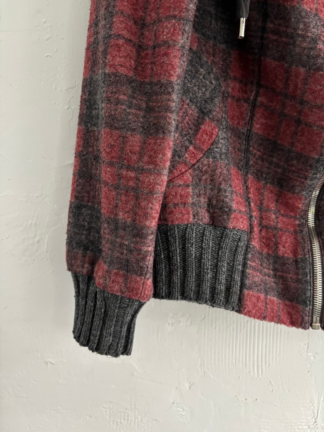  Vivienne Westwood 비비안웨스트우드 레드체크 후드 집업 자 상품이미지5