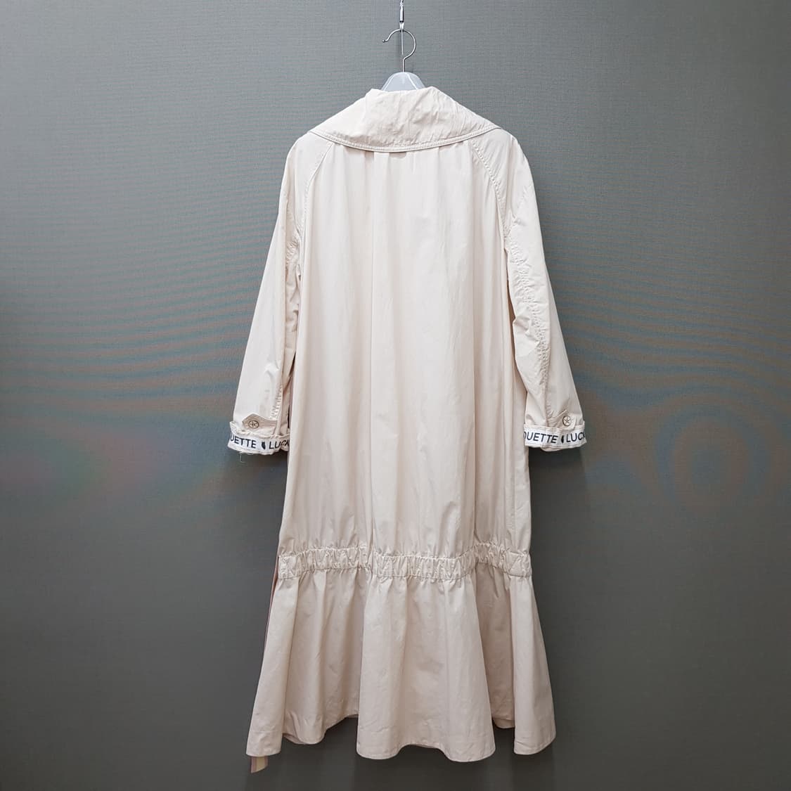 럭키슈에뜨 셔링 웨이스트 버튼 원피스 겸 롱 자켓 36사이즈 상품이미지6