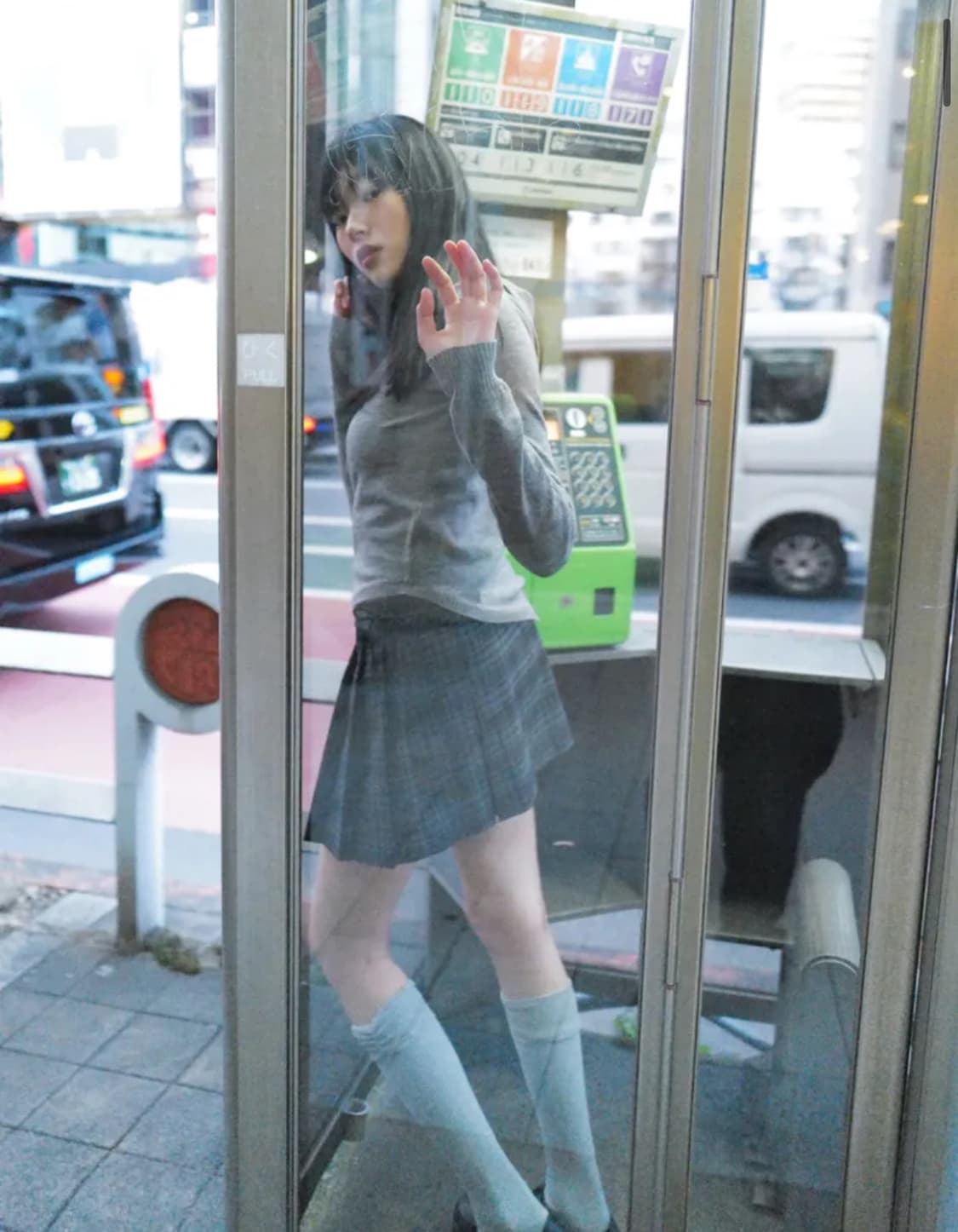 미세키 서울 Pocket layered check skirt CHARCO 상품이미지1