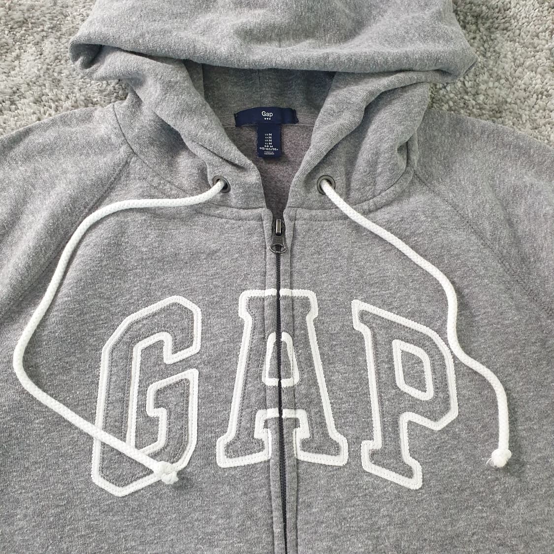 GAP 로고 후드 집업 상품이미지4