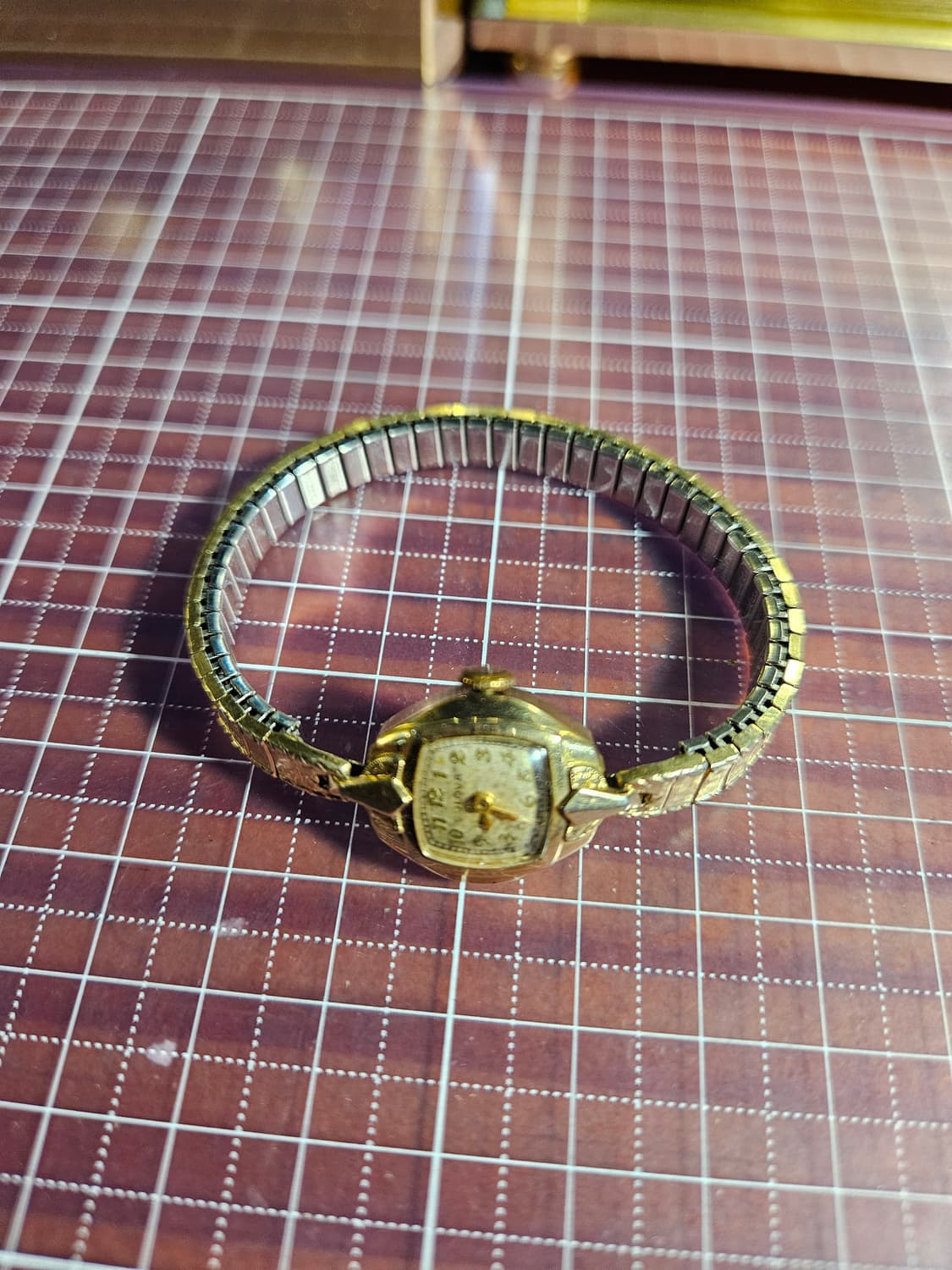 부로바 빈티지 여성용 금장 수동 핸드와인딩 상품이미지4