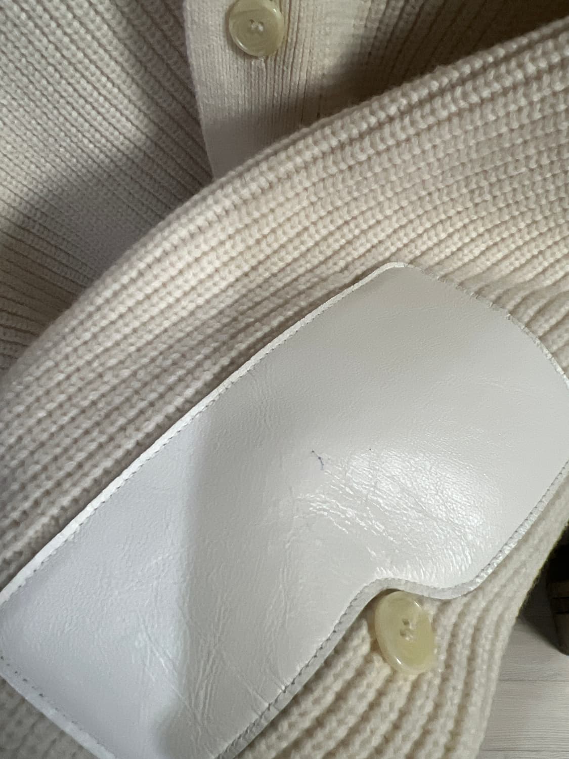 이얼즈어고 아이보리(화이트) 가디건 L 상품이미지3