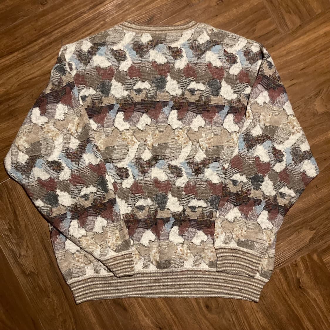 MADE IN ITALY JAQUARD WOOL OVERFIT KNIT 상품이미지2