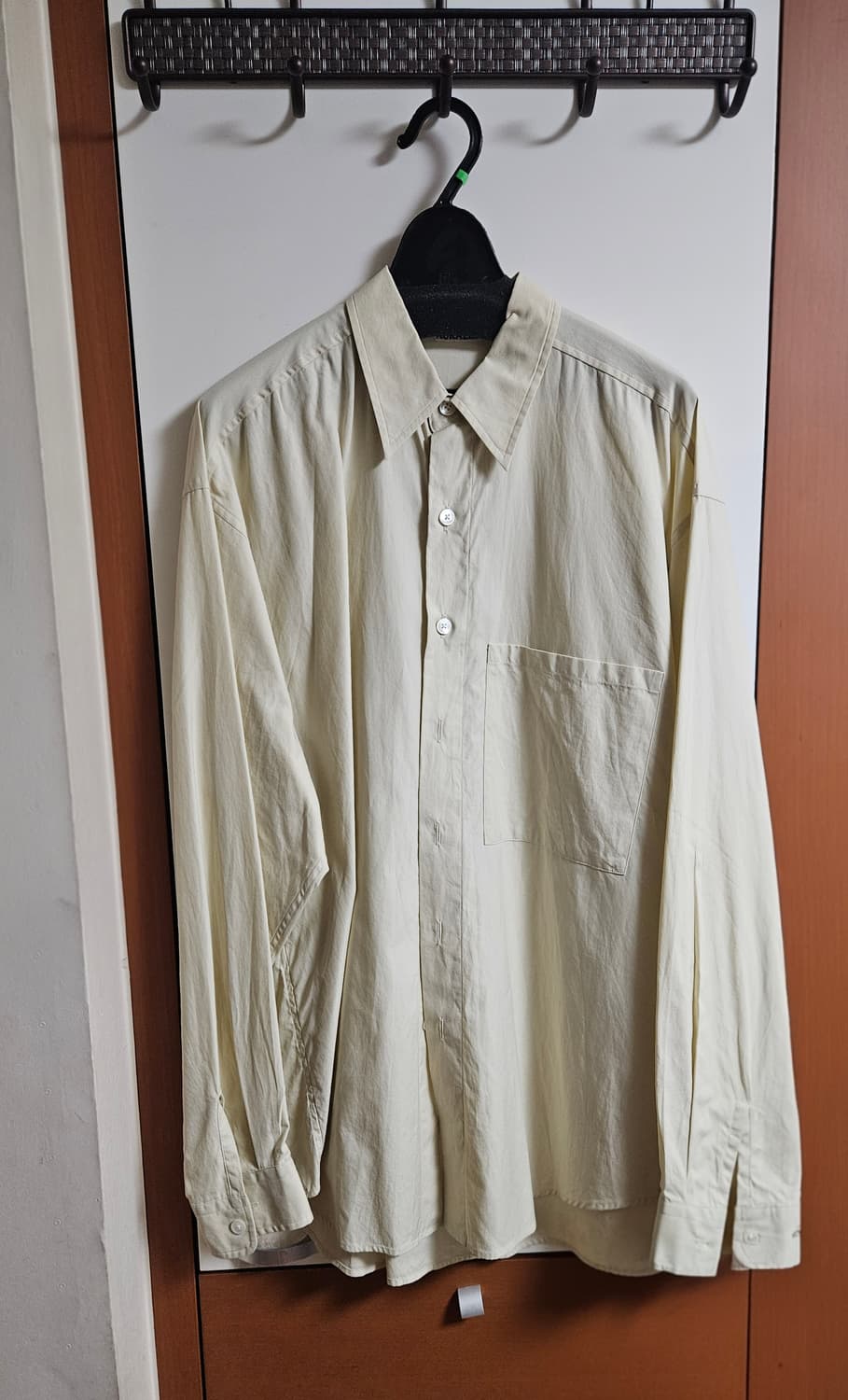 [4] 24SS 오라리 워시드 핀스 트윌 빅셔츠 팝니다 상품이미지1