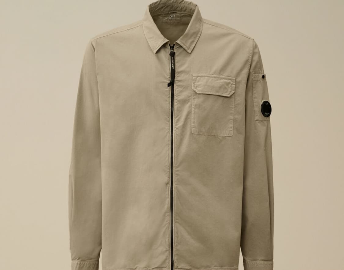Cp컴퍼니 집업 셔츠 자켓 XL 카키 상품이미지4
