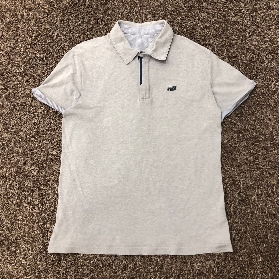 110 뉴발란스 반집업 카라 반팔 티셔츠 상품이미지1