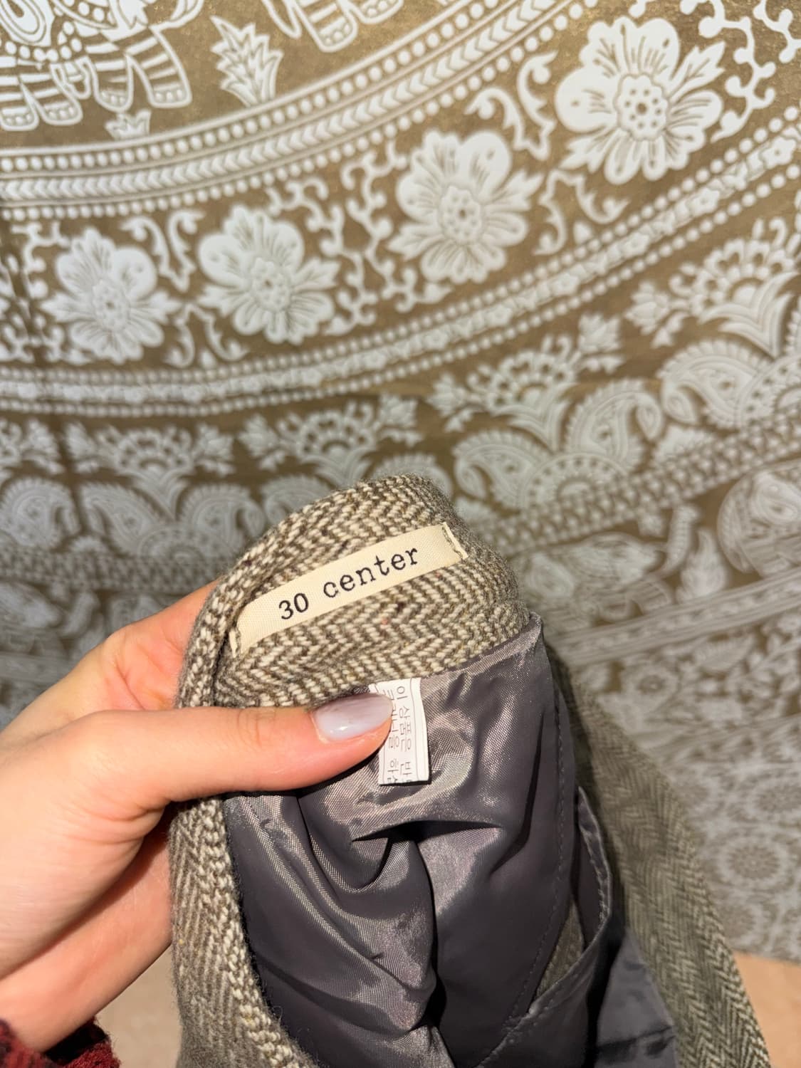 30center 모직 턱 미디스커트  상품이미지6