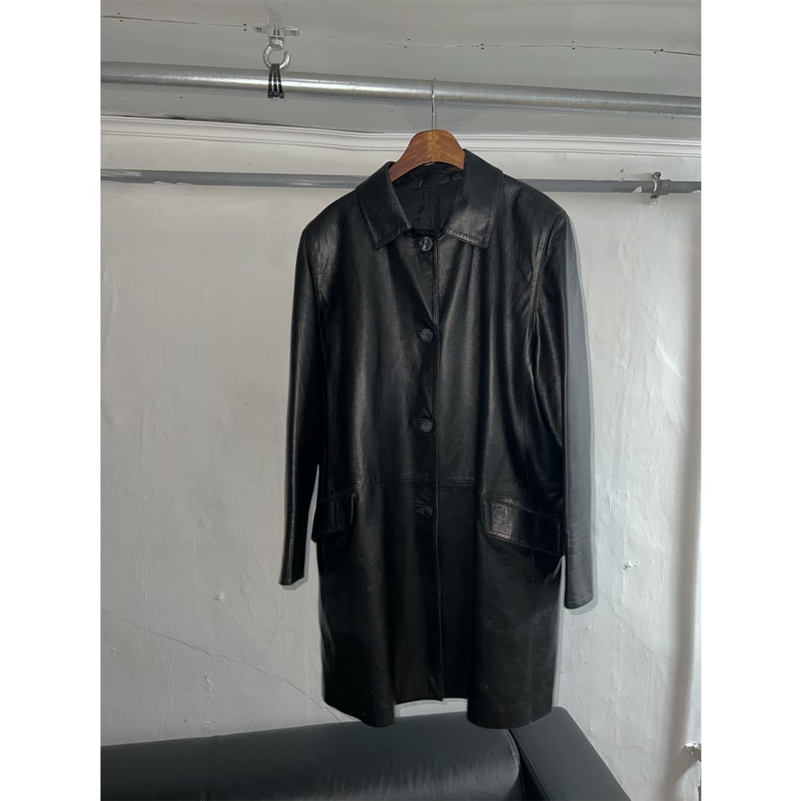 Vintage Leather Coat 상품이미지3