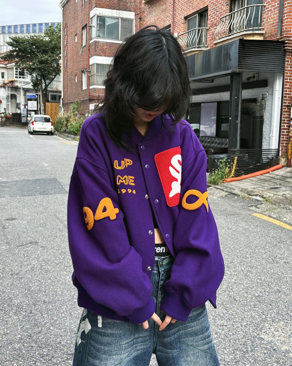슈프림 21S/S 투어리스트 울 바시티 상품이미지4