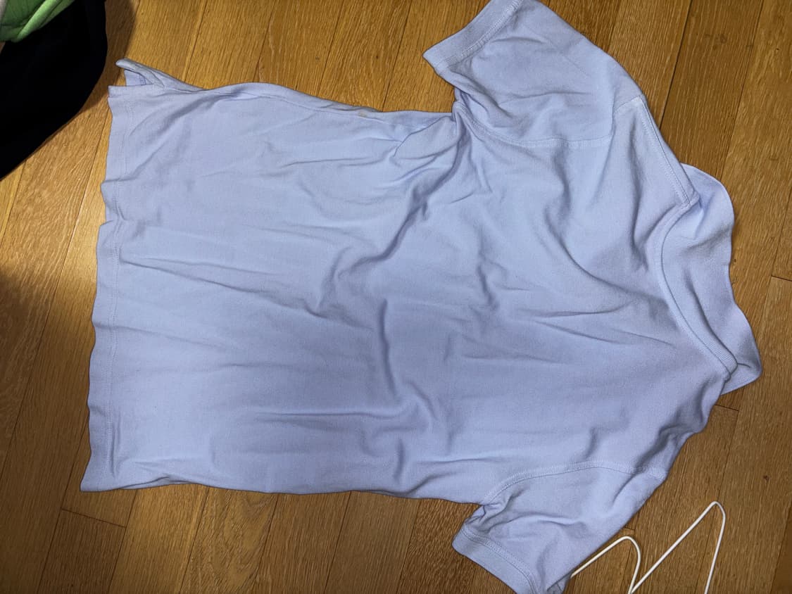 베네통 하늘색 반팔 상품이미지2