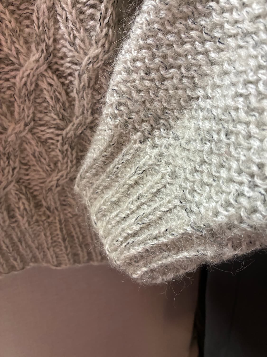 빈티지 민트색 니트 상품이미지4