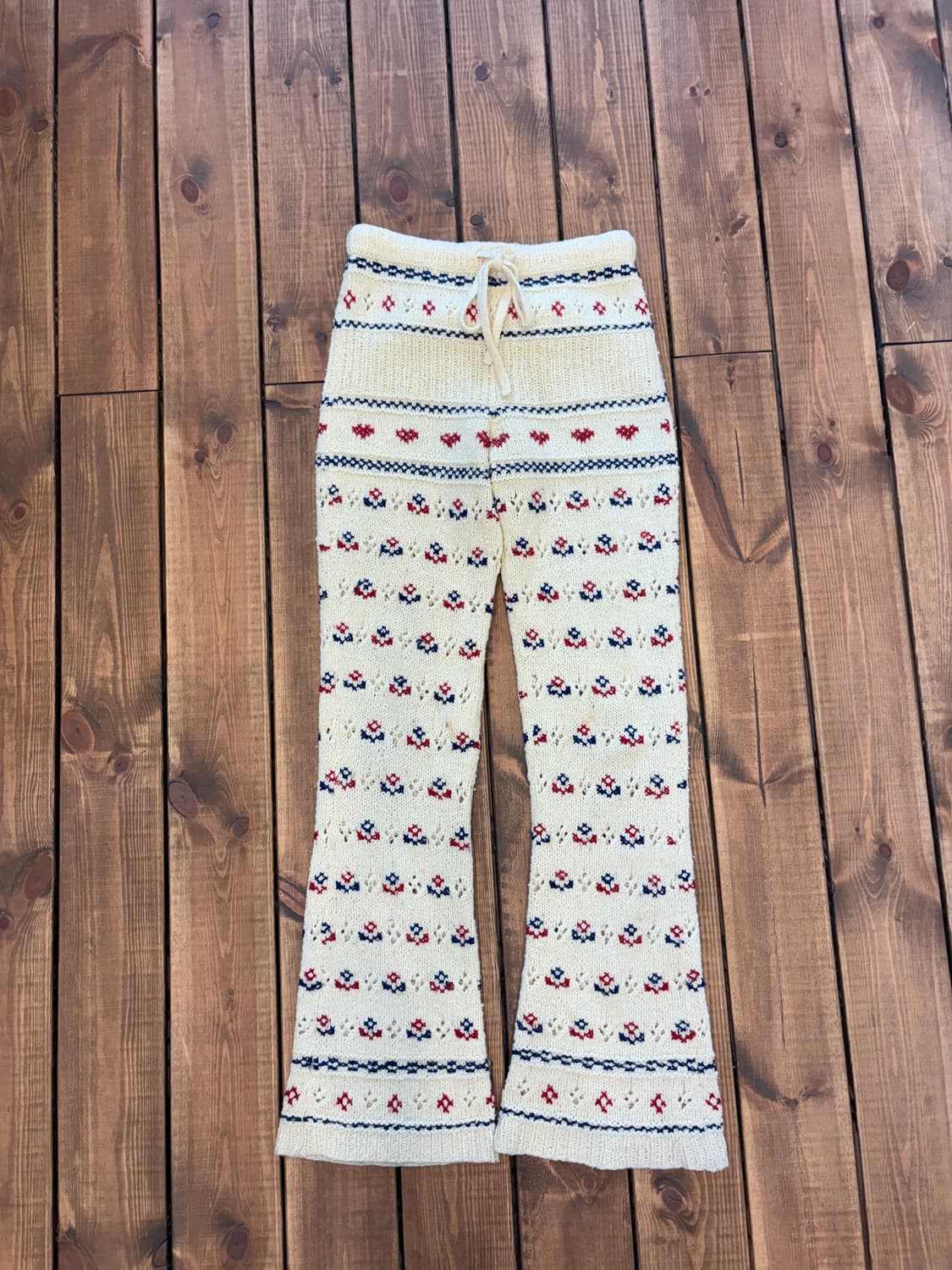 히스테릭글래머 니트 패턴 팬츠 상품이미지6