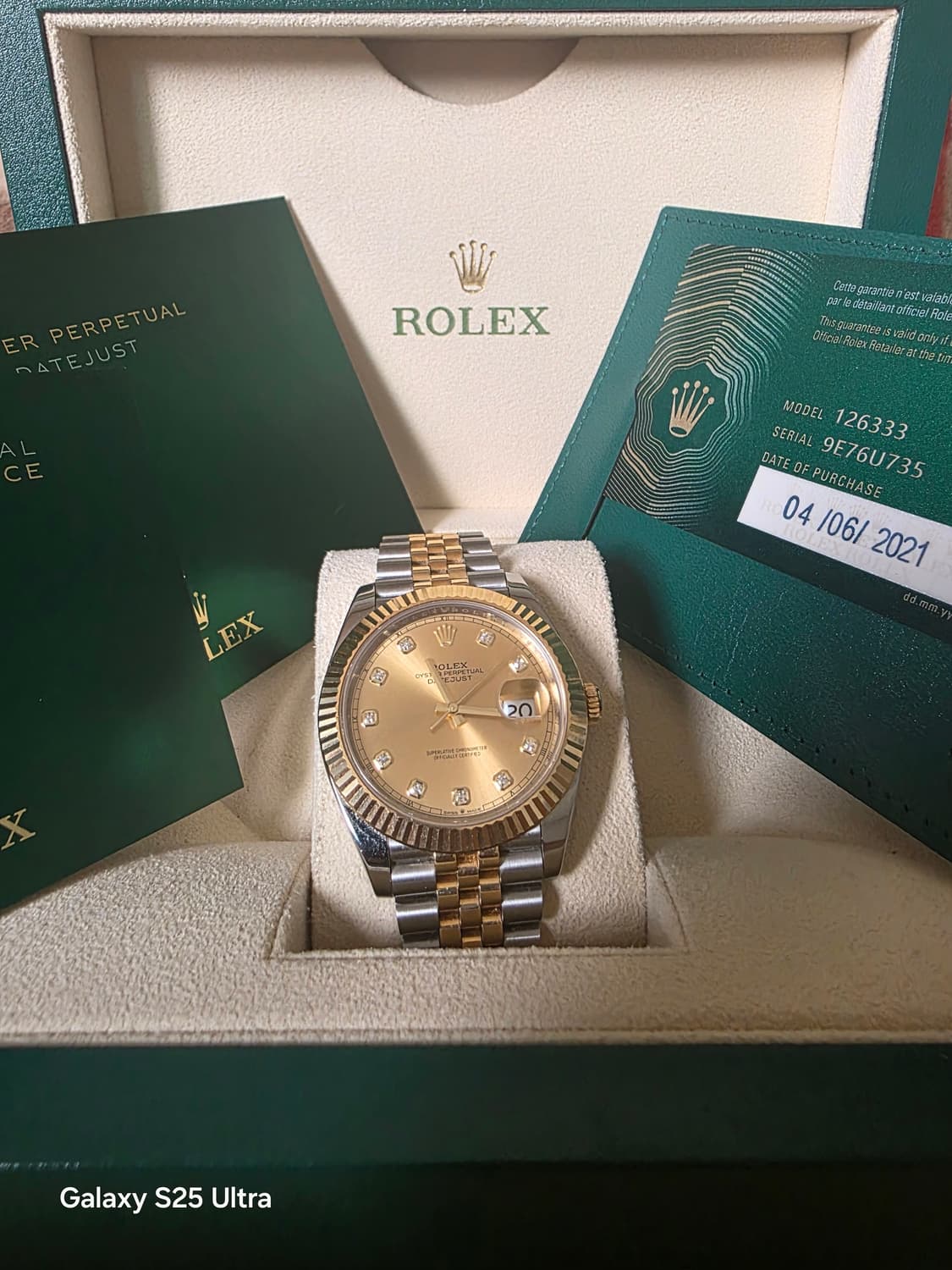 롤렉스 데이저스트 41 콤비 샴페인 10P 풀셋 (126333) 상품이미지2