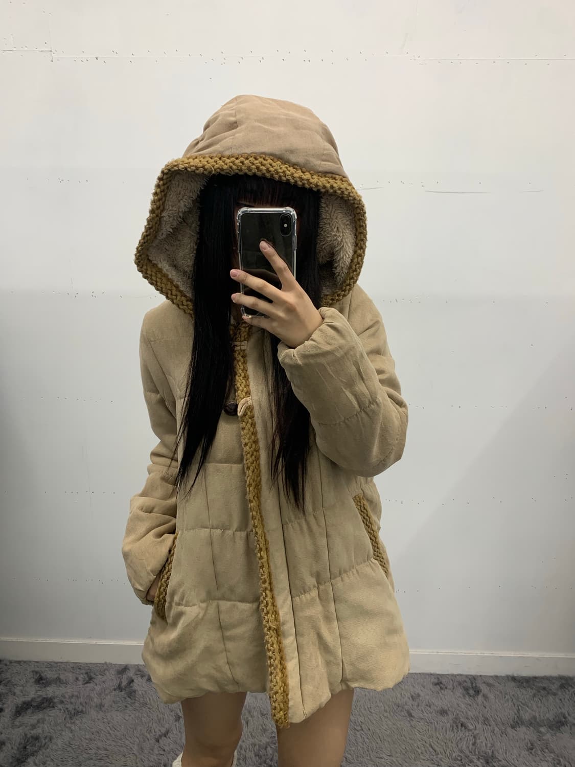 스웨이드 모리 에스닉 파카 상품이미지5