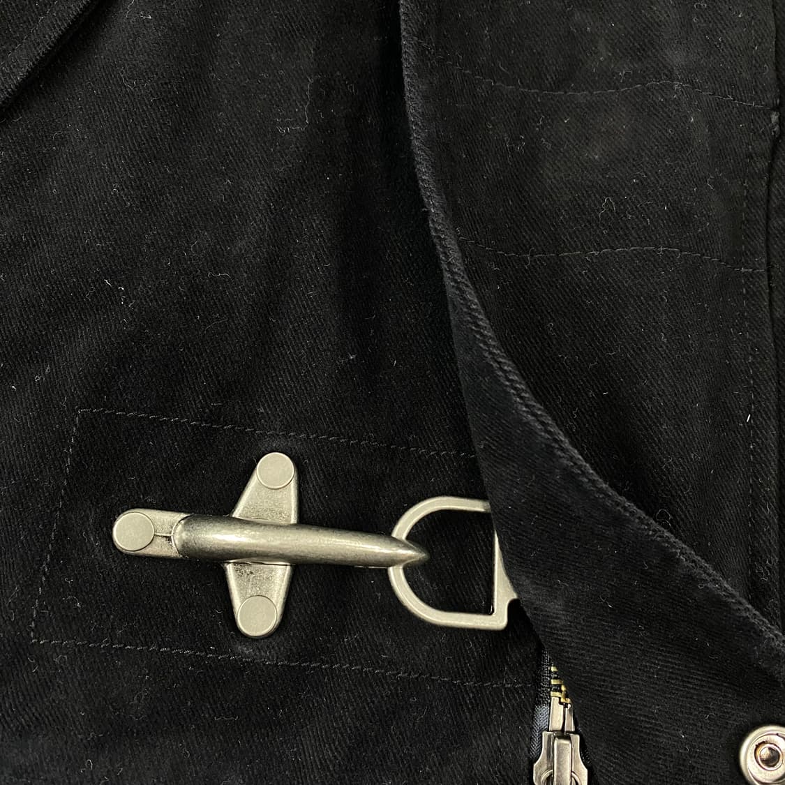 쿠어 파이어맨 코튼 캔버스 워시드 블랙 자켓 (97) 상품이미지6