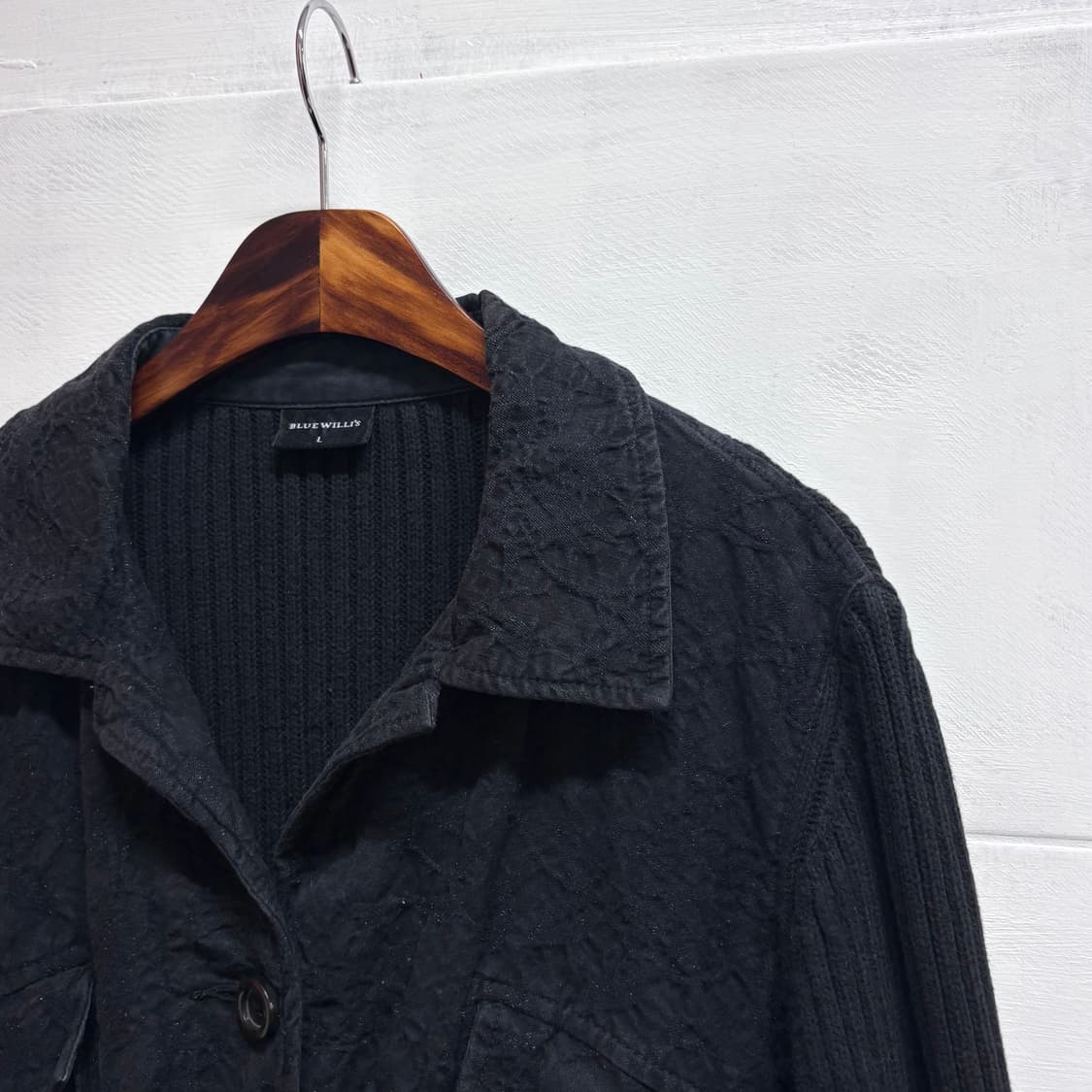 BLUE WILLIS 포켓 니트 고스 자켓 L 상품이미지2