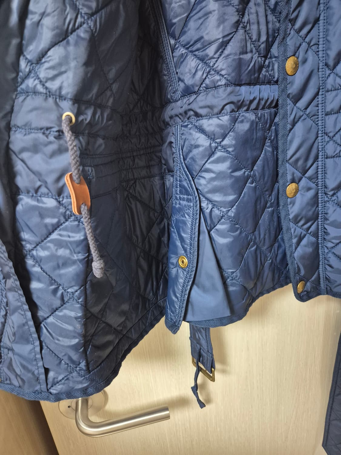 폴로 랄프로렌 클래식 퀼팅 자켓 경량패딩 M (66) 여성 상품이미지8