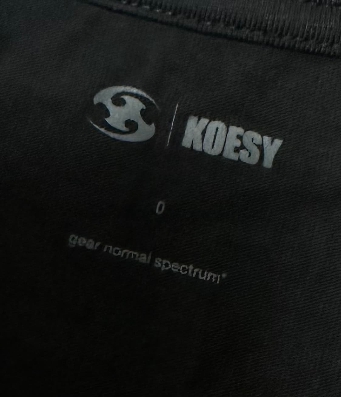 산산기어 KOESY 블랙 반팔 티셔츠 상품이미지6