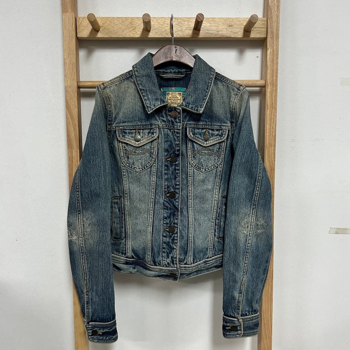 아베크롬비 중청 워싱 데님 자켓 상품이미지3