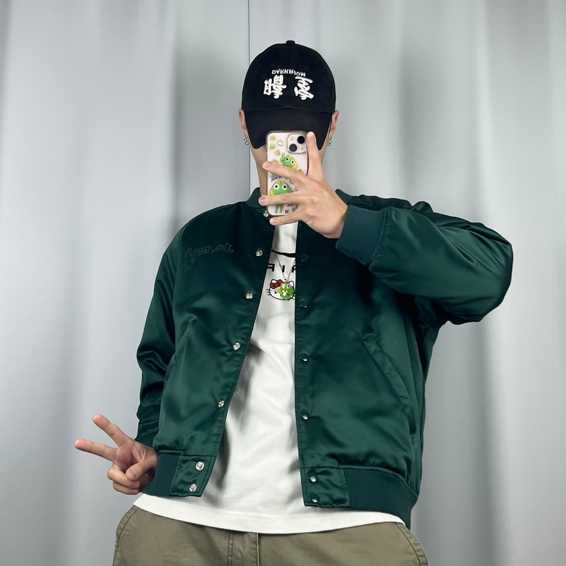 <스파오 워싱 바시티 자켓> No.1383 상품이미지2