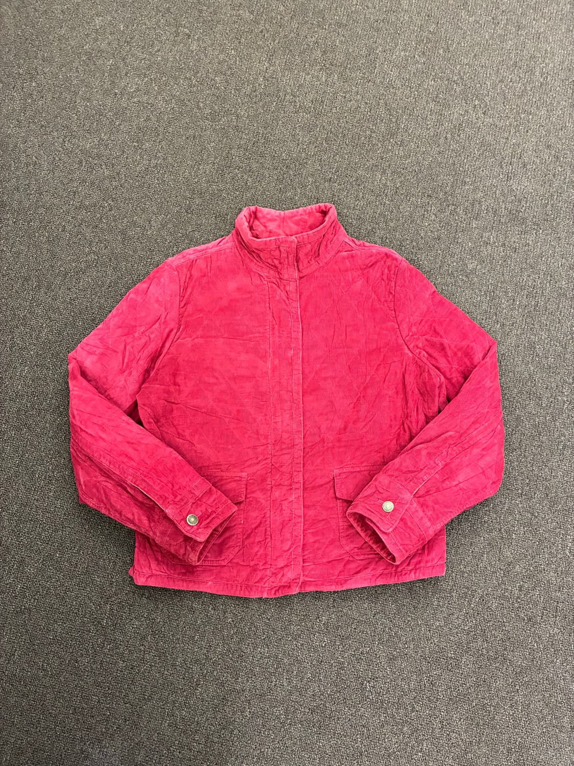 M)에디 바우어 빈티지 벨벳 코듀로이 퀼팅 자켓 상품이미지4