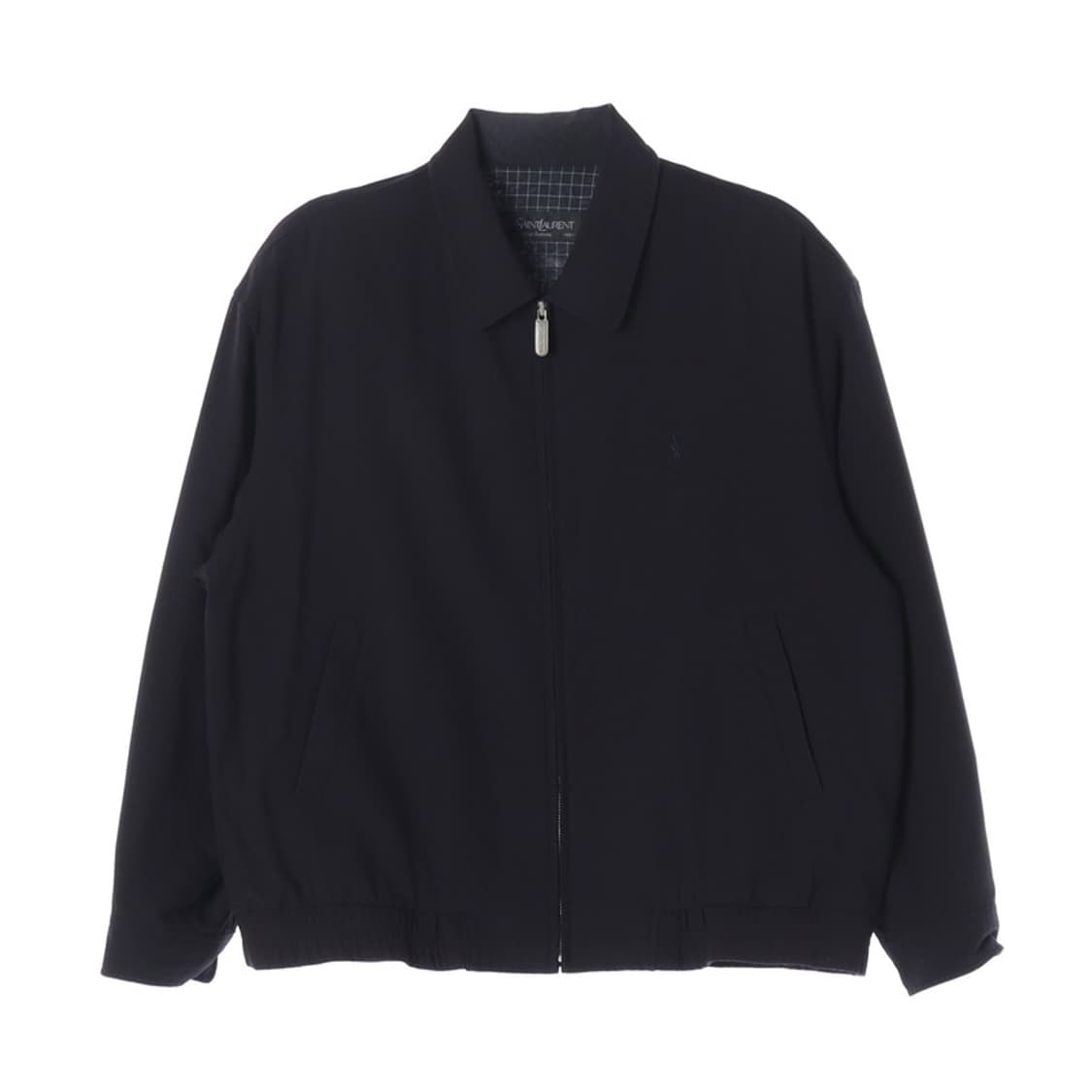 입생로랑 로고 자수 빈티지 블루종 XL 상품이미지1