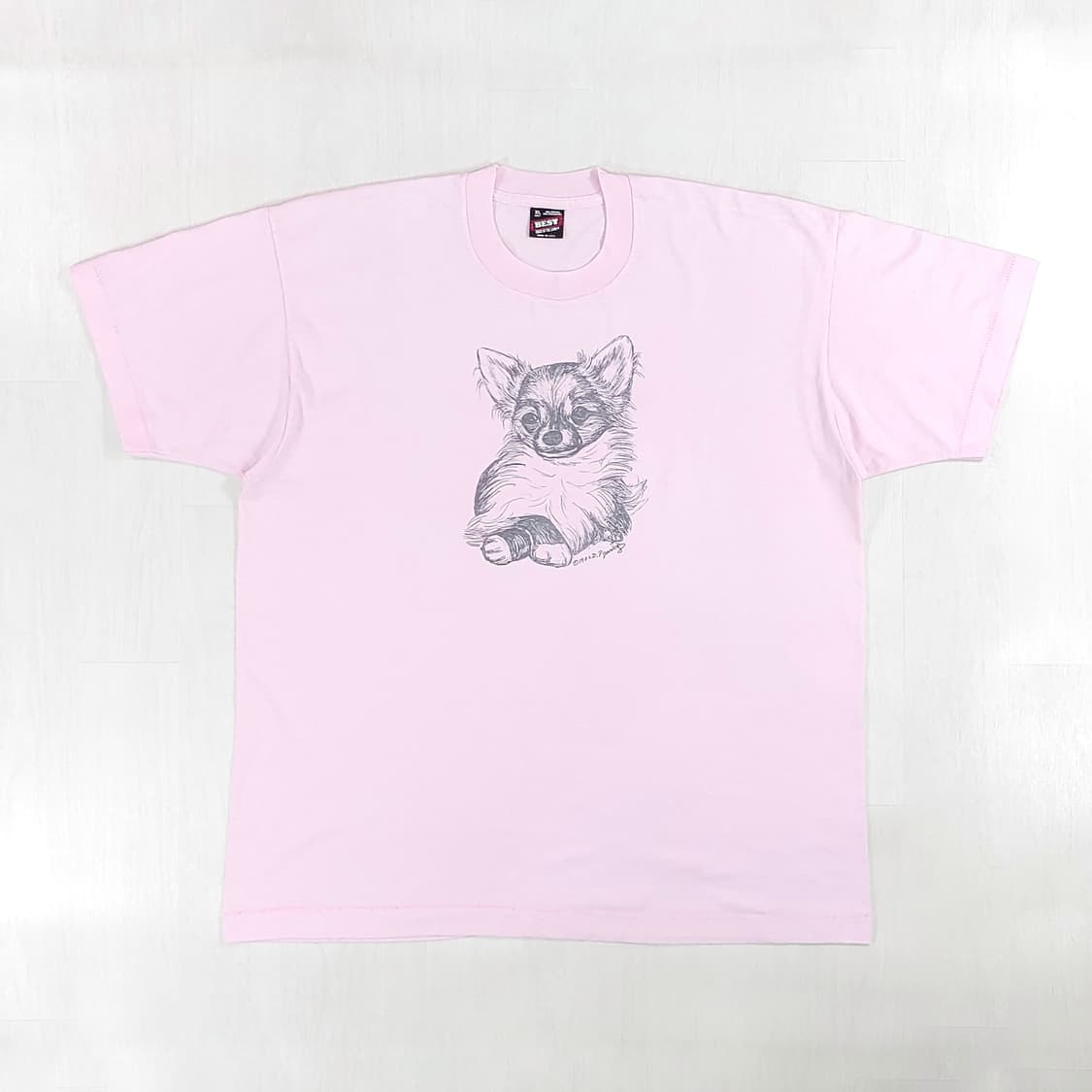 90년대 치와와 반팔 티셔츠 XL 상품이미지1