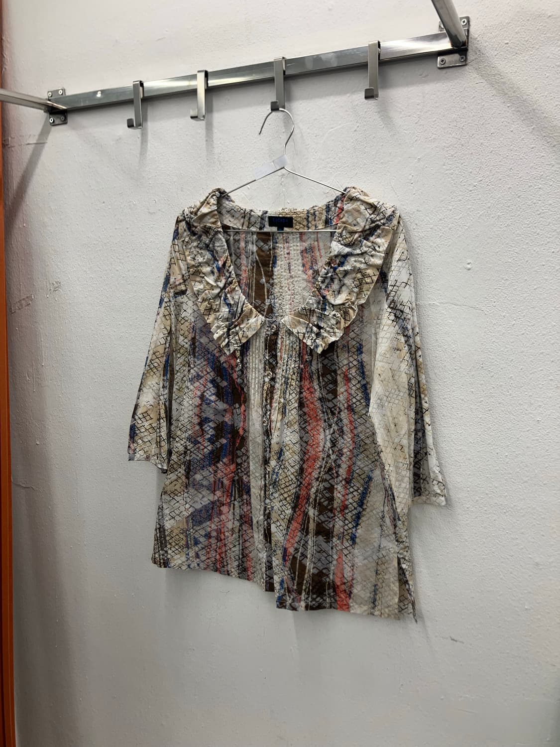 에스카다 스네이크스킨패턴 블라우스  상품이미지1